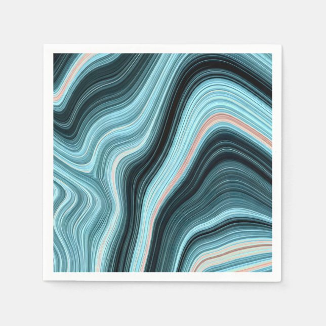 Serviette En Papier Aqua Drift (Devant)