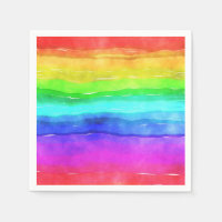 Aquarelle arc-en-ciel