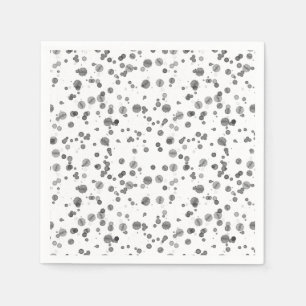 Serviette En Papier Aquarelle Dalmatien Spots Motif