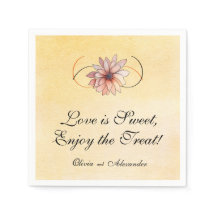 Aquarelle d'automne Floral Terracotta Mariage jaun