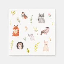 Aquarelle de mignons animaux