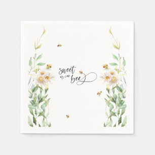 Serviette En Papier Aquarelle douce comme peut être Abeille de miel fl