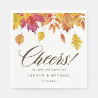 Aquarelle en chute Feuille Garland Mariage d'autom