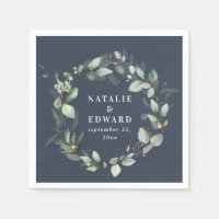 Aquarelle eucalyptus élégante fête de mariage