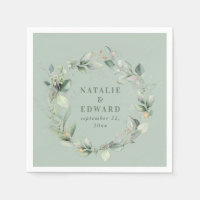 Aquarelle eucalyptus élégante fête de mariage