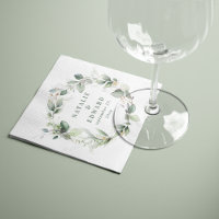 Aquarelle eucalyptus élégante fête de mariage