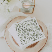 Aquarelle Eucalyptus Motif Feuille
