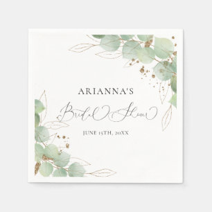 Serviette En Papier Aquarelle Fête des mariées de calligraphie