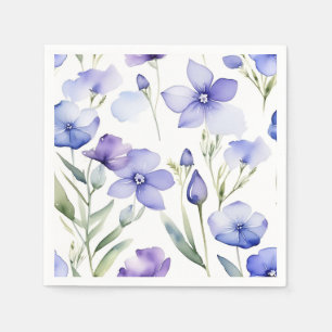 Serviette En Papier Aquarelle Fleur sauvage Périvent Dreamy