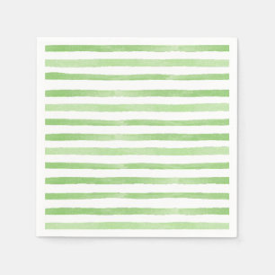 Serviette En Papier Aquarelle Grandes Vert Papier Napkin