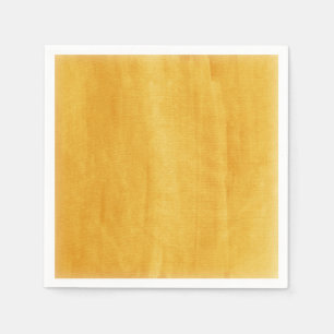 Serviette En Papier Aquarelle Jaune moderne peint détendu