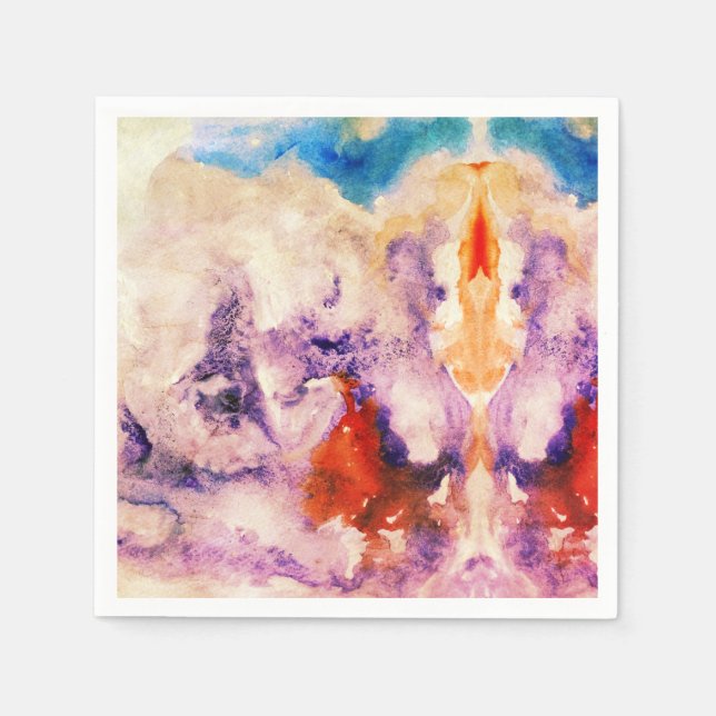 Serviette En Papier Aquarelle magique (Devant)