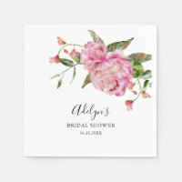 Aquarelle rose Fête des mariées florale