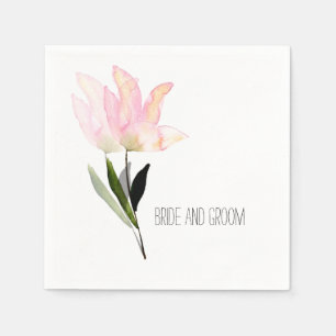 Serviette En Papier Aquarelle tellement belle florale