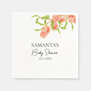 Serviette En Papier Aquarelle Un Baby shower Petit Poisson Doux