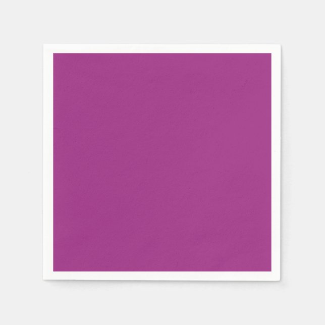Serviette En Papier Aquarelle violet (Devant)