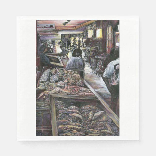 Serviette En Papier Aquatique, mais baisée avec Desert Wind, Jérusalem (Devant)