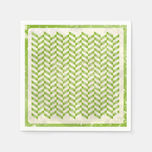 Serviette En Papier Arbre Abstrait dans la verdure