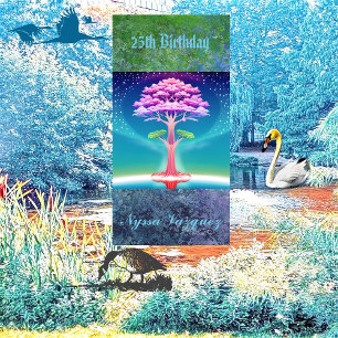 Serviette En Papier Arbre de la vie Soulful Greenery 25e anniversaire