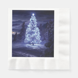 Serviette En Papier Arbre de Noël