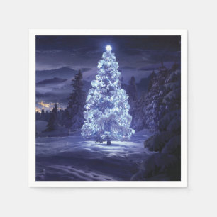 Serviette En Papier Arbre de Noël