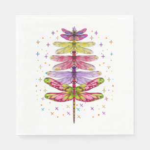Serviette En Papier Arbre de Noël dragonfly