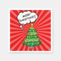 Arbre de Noël Pop Art personnalisé