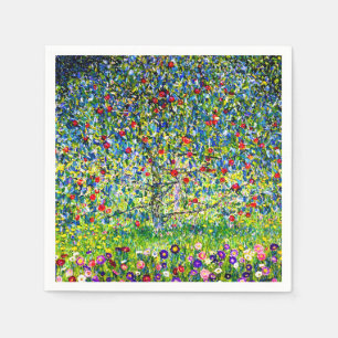 Serviette En Papier Arbre pomme Gustav Klimt