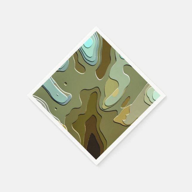 SERVIETTE EN PAPIER ARBRES (Coin)