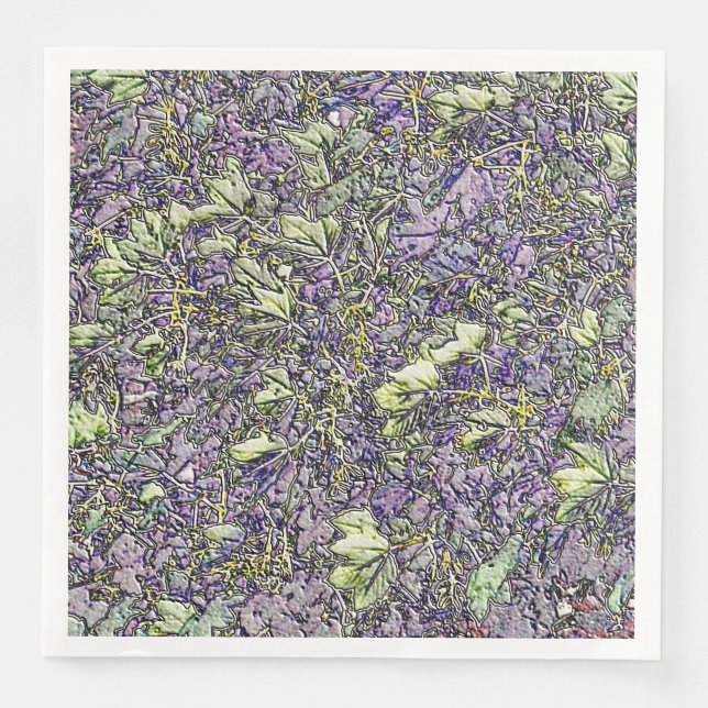 SERVIETTE EN PAPIER ARBRES (Devant)