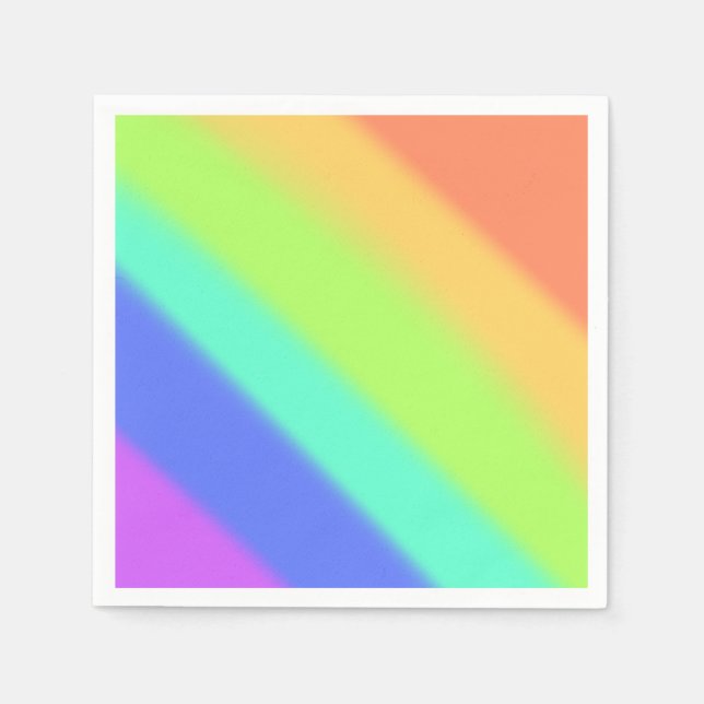 Serviette En Papier Arc-en-ciel (Devant)