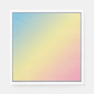 Serviette En Papier Arc-en-ciel