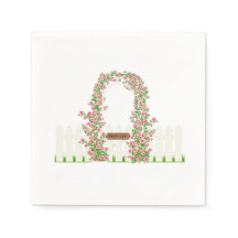 Arch floral personnalisé pour jardin de campagne &