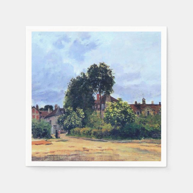 Serviette En Papier Argenteuil, L'hospice,   (Devant)