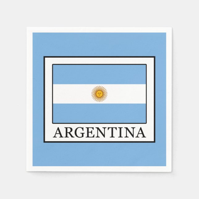 Serviette En Papier Argentine (Devant)