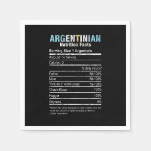 Serviette En Papier Argentine Peuple Patrimoine Descent Nutr argentin