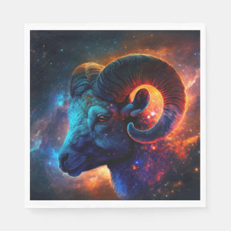 Serviette En Papier Aries Zodiac Star Sign Paper Naples
