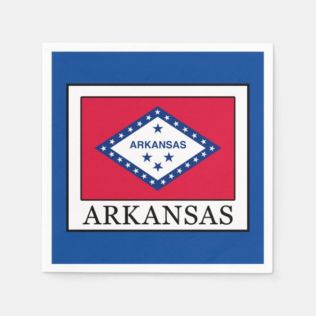 Serviette En Papier Arkansas (Devant)