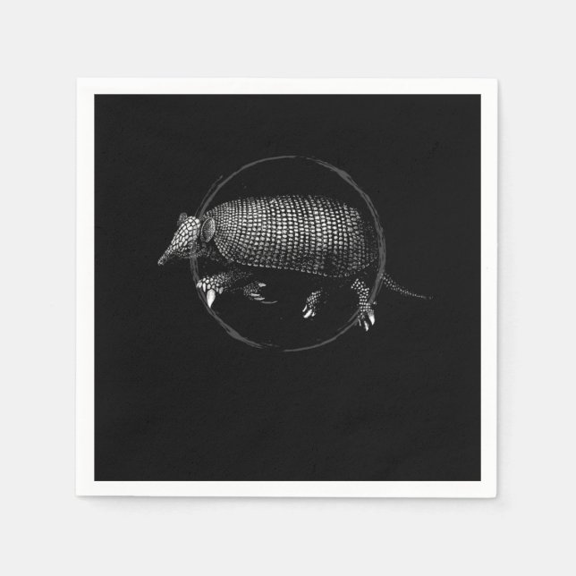 Serviette En Papier Armadillo Retro (Devant)