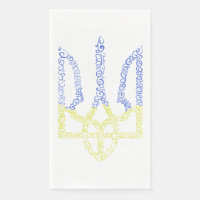 Armoiries de l'Ukraine trident motif de la spirale