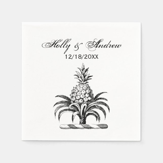 Serviette En Papier Armoiries de Preppy Heraldic (Devant)