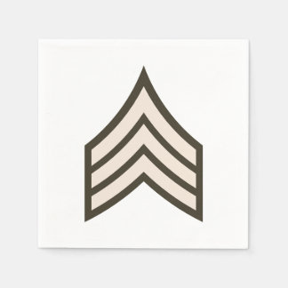 Serviette En Papier Army Sergeant rank