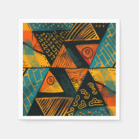 Arrière - plan coloré à motifs africains