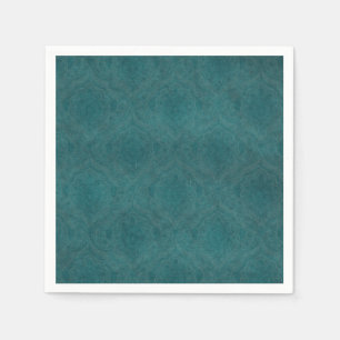 Serviette En Papier Arrière - plan Motif Turquoise foncé