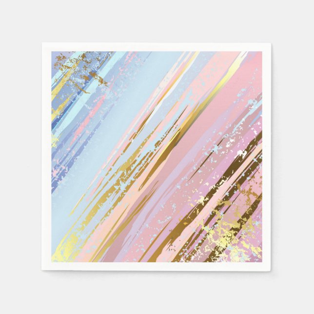 Serviette En Papier Arrière - plan rose texturé (Devant)