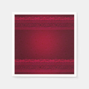 Serviette En Papier Arrière - plan rouge élégant et élégant