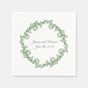 Serviette En Papier Arrosage Rosemary Wreath