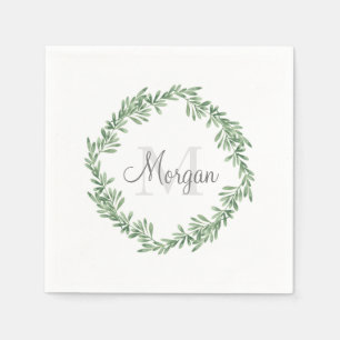 Serviette En Papier Arrosage Rosemary Wreath