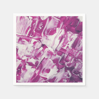 Serviette En Papier Art abstrait