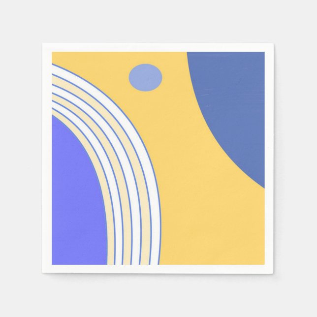 Serviette En Papier art abstrait moderne (Devant)